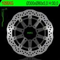 NG BRAKE DISC 1056XG : Disco de freno NG BRAKES ondulado flotante