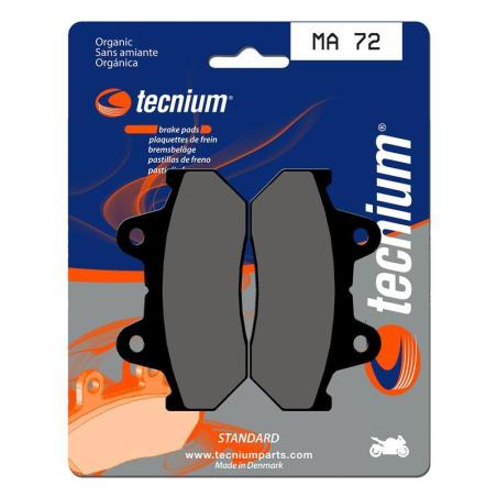 TECNIUM MA72 : Pastillas de freno Tecnium MA72 Orgánicas