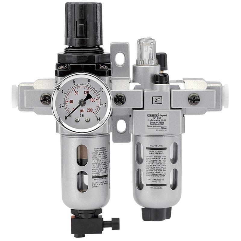 DRAPER 24326 : Filtro regulador lubricador DRAPER - 1/4''