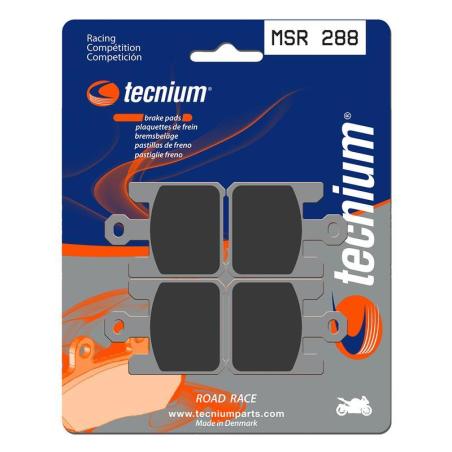 TECNIUM MSR288 : Pastillas de freno Tecnium MSR288 Sinterizadas competición profesional
