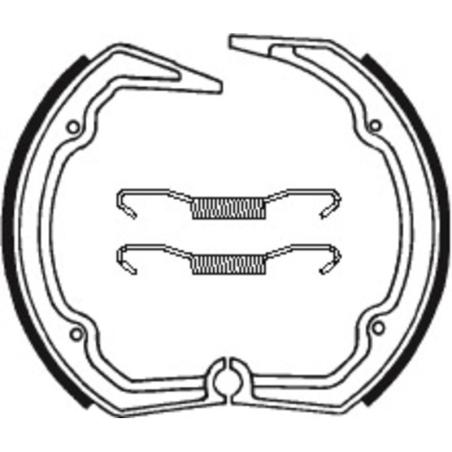 TECNIUM BA141 : Zapatas de freno Tecnium BA141