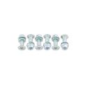 BOLT 2008-HS.EU : Pack de 6 Tornillos de corona Bolt Plata - cabeza Torx