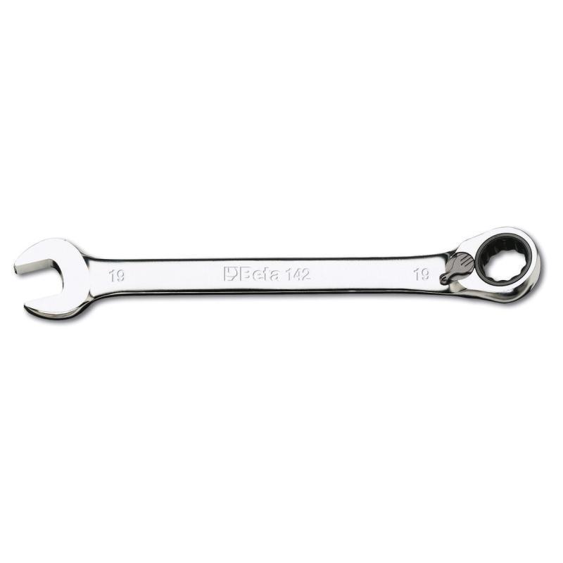 BETA 001420012 : Llave combinada BETA con carraca reversible, 12 mm