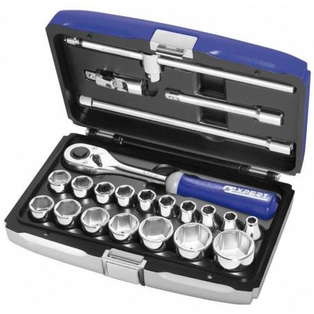 EXPERT E032900 : Kit vasos  & llaves carraca 1/2 EXPERT"