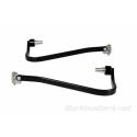 BARKBUSTERS BHG-068-00-NP : Soportes de aluminio Barkbusters Fijación de doble anclaje Color negro