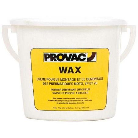 PROVAC WAX : Pasta de montaje blanca para el montaje de ruedas PROVAC 1kg