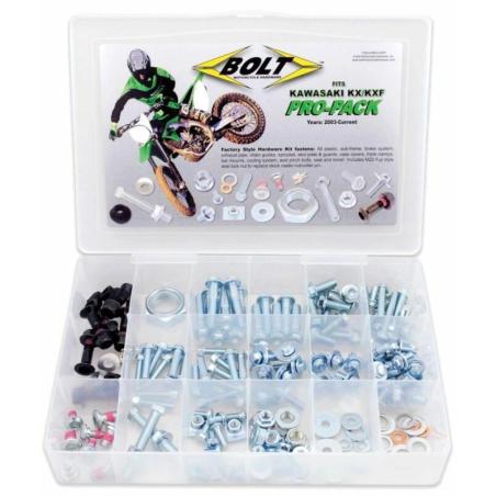 BOLT BMH-KXPP : Pack tornillería Bolt Pro Kawasaki para KX/KXF  2003-2013