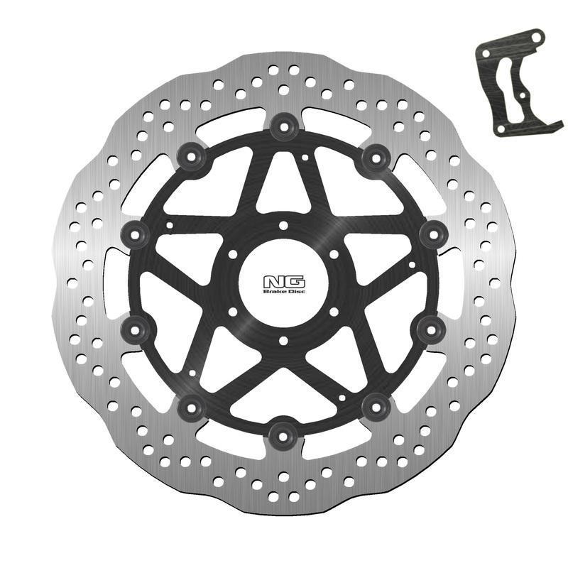 NG BRAKE DISC 1883XK36 : Kit disco de freno sobredimensionado NG BRAKES ondulado flotante
