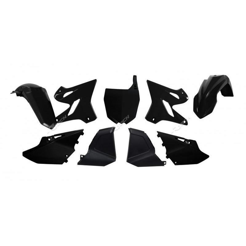 RACETECH R-KITYZ0-NR0-000 : Kit plastica RACETECH Replica (2015) Negro Yamaha YZ125 / 250