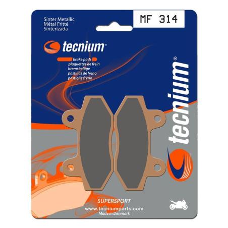 TECNIUM MF314 : Pastillas de freno Tecnium MF314 Sinterizadas