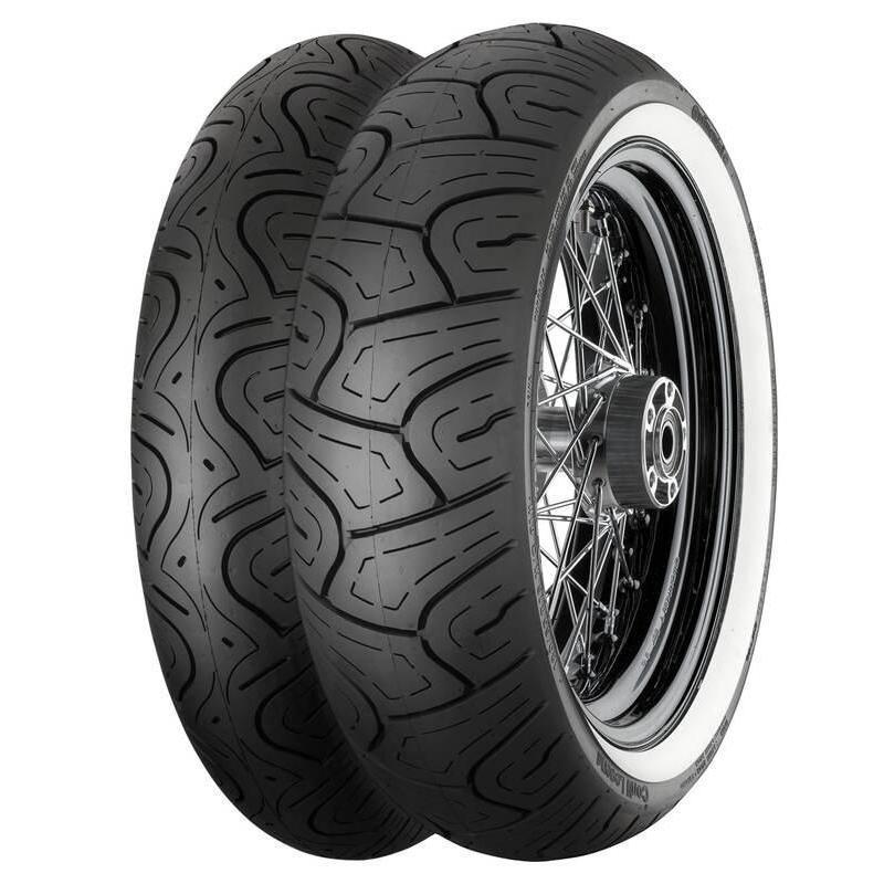 CONTINENTAL 02403050000 : Neumático CONTINENTAL CONTILEGEND REINF WW Banda Blanca 130/90-16 M/C 73H TL