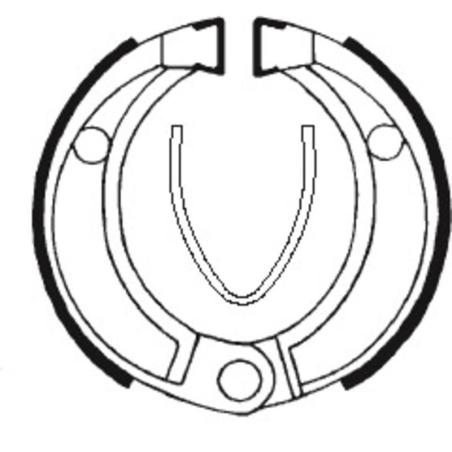 TECNIUM BA043 : Zapatas de freno Tecnium BA043