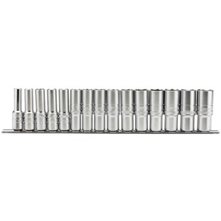 DRAPER 16499 : Juego de 15 vasos DRAPER 1/2 de 10 a 24 mm
