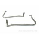 BARKBUSTERS BHG-071-00-NP : Soportes de aluminio Barkbusters Fijación de doble anclaje
