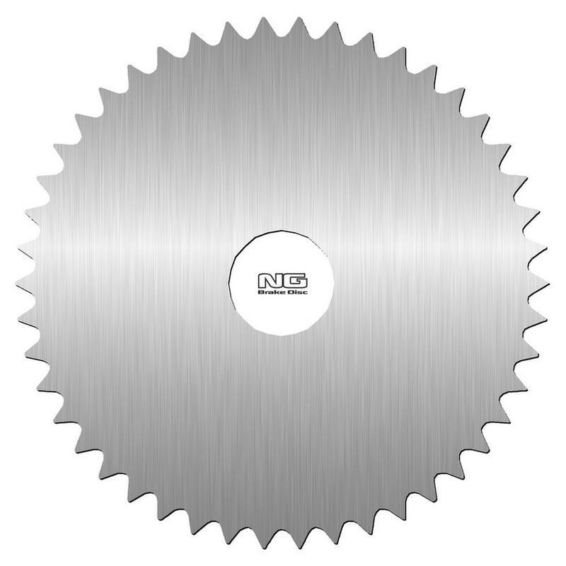 NG BRAKE DISC AKZ343 : Plato de cadena NG 43 dientes 1/2" 415 Pit Bike 4mm 3 agujeros