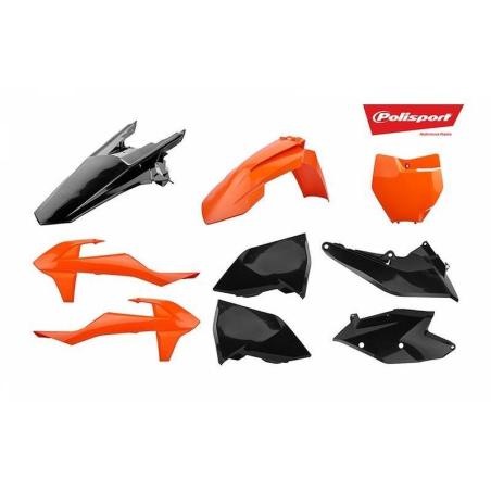 POLISPORT 90834 : Kit de plástica Polisport SX/SX-F 16-18 Naranja / Negro