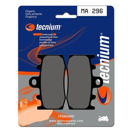 TECNIUM MA296 : Pastillas de freno Tecnium MA296 Orgánicas