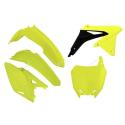 RACETECH R-KITRMZ-GF0-511 : RACETECH Plastic Kit Neon Yellow Suzuki RM-Z250