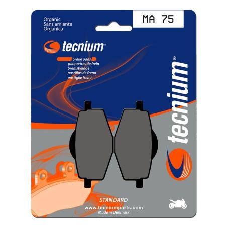 TECNIUM MA75 : Pastillas de freno Tecnium MA75 Orgánicas