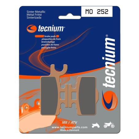 TECNIUM MO252 : Pastillas de freno Tecnium MO252 Sinterizadas