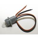 SHIN YO 226-090S : Luz de posición 5W con soporte de goma para faro universal SHIN YO 14-15mm