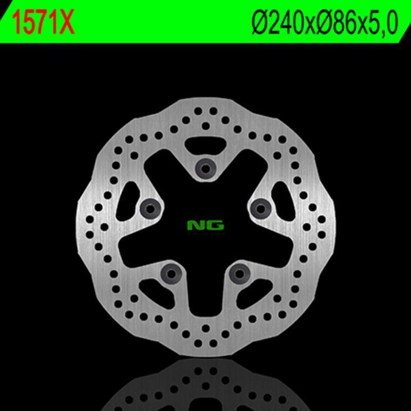 NG BRAKE DISC 1571X : Disco de freno NG BRAKES ondulado fijo