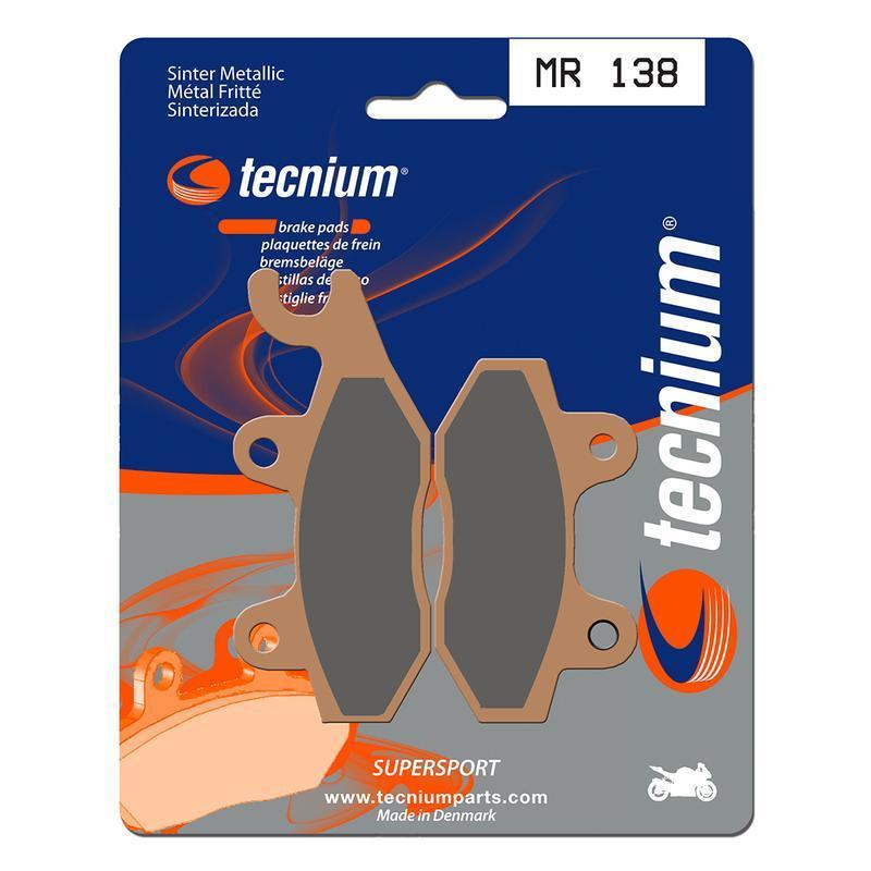 TECNIUM MR138 : Pastillas de freno Tecnium MR138 Sinterizadas