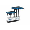 DRAPER 33872 : Juego de 8 llaves T/L Torx macho 6 caras DRAPER