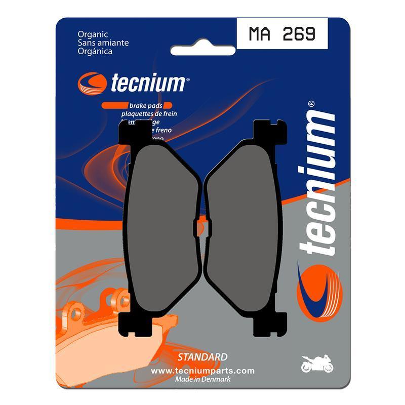 TECNIUM MA269 : Pastillas de freno Tecnium MA269 Orgánicas