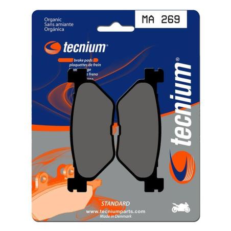 TECNIUM MA269 : Pastillas de freno Tecnium MA269 Orgánicas