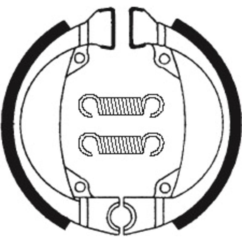 TECNIUM BA193 : Zapatas de freno Tecnium BA193