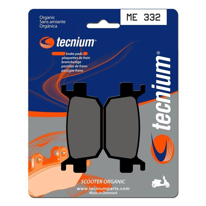 TECNIUM ME332 : Pastillas de freno Tecnium Scooter orgánicas ME332