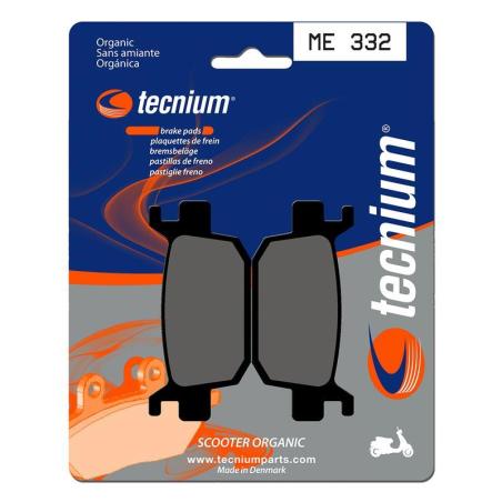 TECNIUM ME332 : Pastillas de freno Tecnium Scooter orgánicas ME332