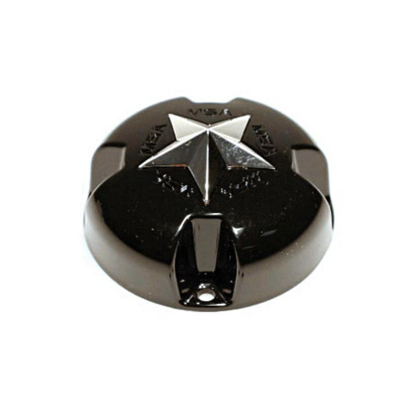 MSA WHEELS MSA CAP BLCK : Tapa de buje M18 / M17 / M15 / M12 negro