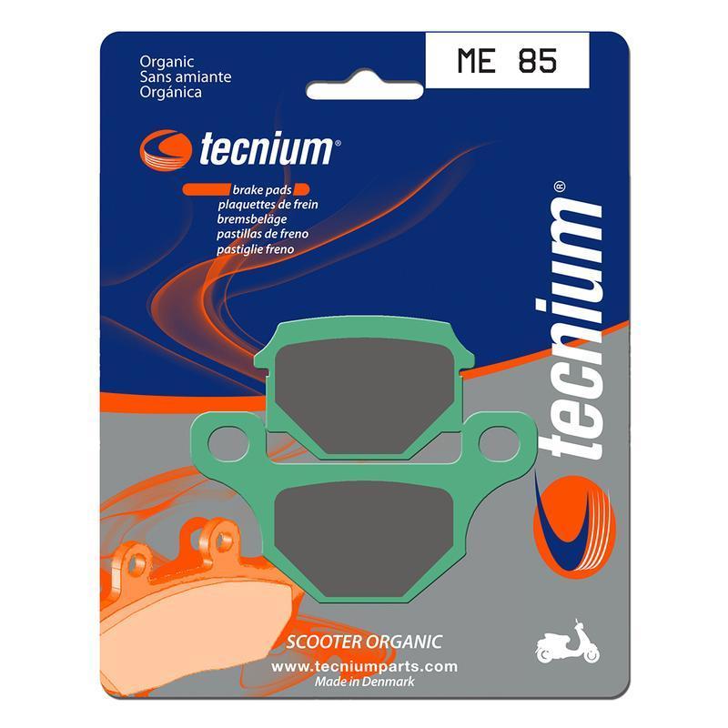 TECNIUM ME85 : Pastillas de freno Tecnium Scooter orgánicas ME85