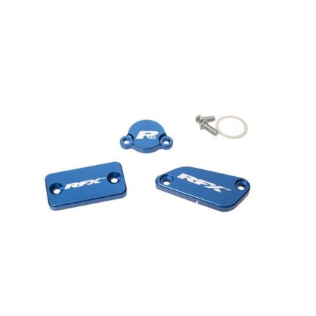RFX FXRC7220099BU : Kit de tapa de depósito RFX Pro (azul) - KTM SX65/85 (freno Brembo y embrague Magura)