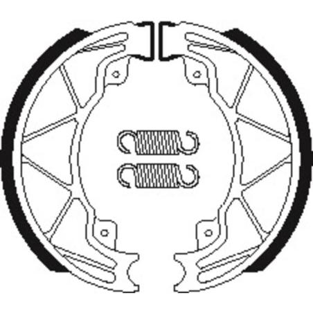 TECNIUM BA205 : Zapatas de freno Tecnium BA205