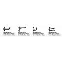 BIKE LIFT KIT 100 MIX GANCI : 4 TIPOS DE PORTA-HERRAMIENTAS PARA PANELES DE PARED BIKE LIFT