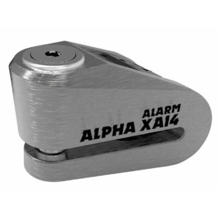 OXFORD LK277 : OXFORD Alpha XA14 Alarm Disc Lock Ø14mm Stainless Steel