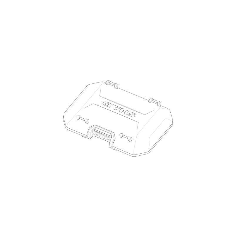 SHAD 203471R : TAPA ALUMINIO MALETA TOP TERRA
