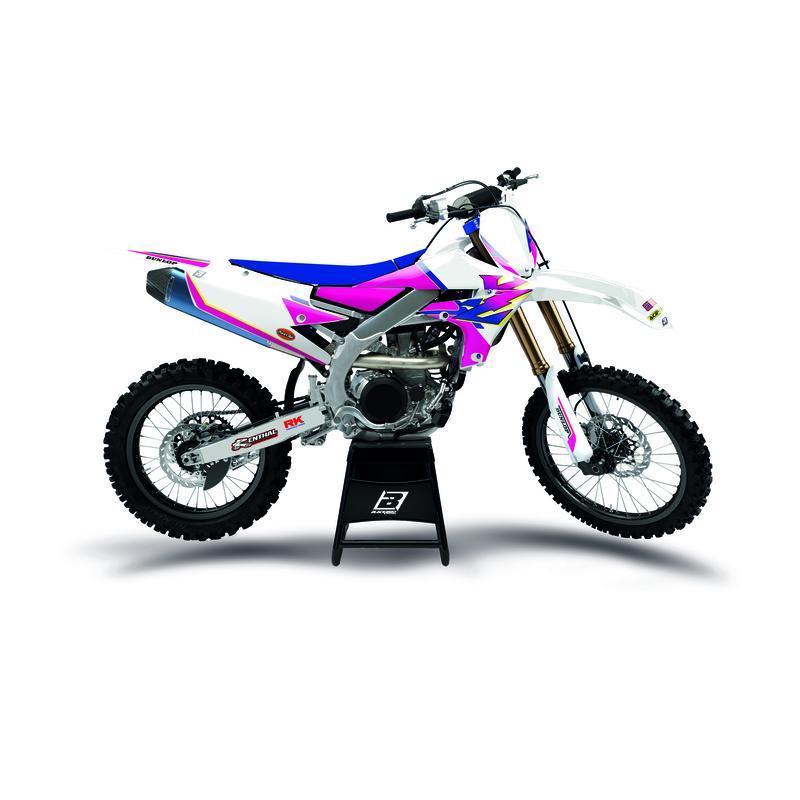 BLACKBIRD 2242AA : Kit adhesivos Retro BLACKBIRD  - Yamaha YZ125/250