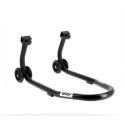 BIHR  : Caballete delantero BIHR Home Track color negro mate y ruedas negras