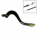 RFX FXRB2010199GN : Pedal de freno trasero RFX Pro ST (anodizado duro negro/verde)
