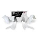 RACETECH R-KITHSQ-BN0-516 : RACETECH Plastic Kit OEM Color (2017) White Husqvarna