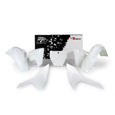 RACETECH R-KITHSQ-BN0-516 : RACETECH Plastic Kit OEM Color (2017) White Husqvarna