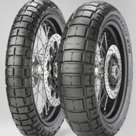 PIRELLI 2865400 : Neumático PIRELLI SCORPION RALLY STR 130/80 R 17 M/C 65V TL M+S