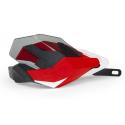 RACETECH R-HP3ADVRSBN0 : RACETECH HP3 Adventure Handguards Red/White