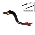 RFX FXRB1040099RD : Pedal de freno trasero RFX Pro FT (negro/rojo) - Honda CR250