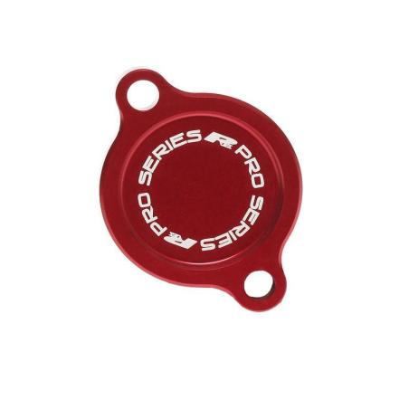 RFX FXFC2010099RD : Tapa del filtro de aceite RFX Pro (rojo) - Kawasaki KXF250