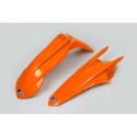 UFO  : Kit guardabarros delantero & Trasero UFO OEM Color naranja KTM